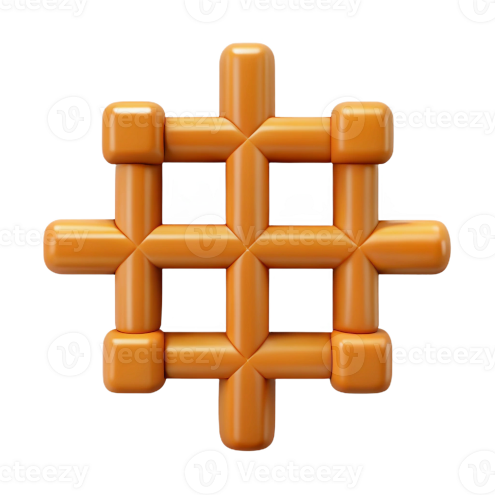 picturesque contemporary Geometric pattern of crosses. Clean lines, flat color with Scalable Design. high resolution png