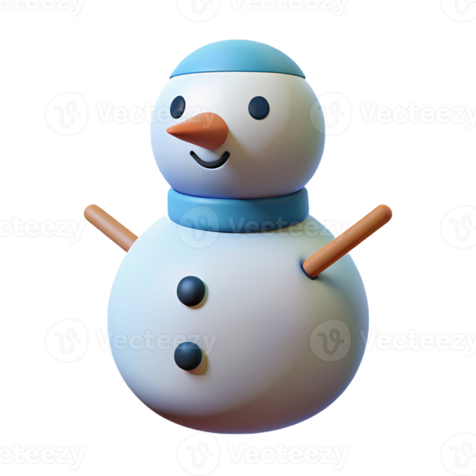 memorável industrial uma estilizado boneco de neve com circular corpo segmentos. plano cor, limpar \ limpo linhas. mínimo Projeto com escalável Projeto. exclusivo png