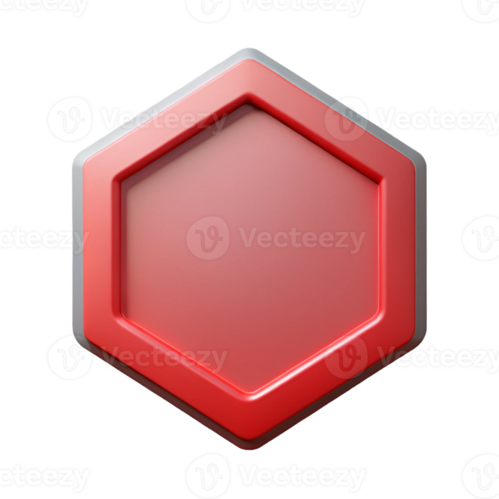 vibrant quintessential Geometric silhouette of a stop sign. Clean lines, flat color with Scalable Design. png