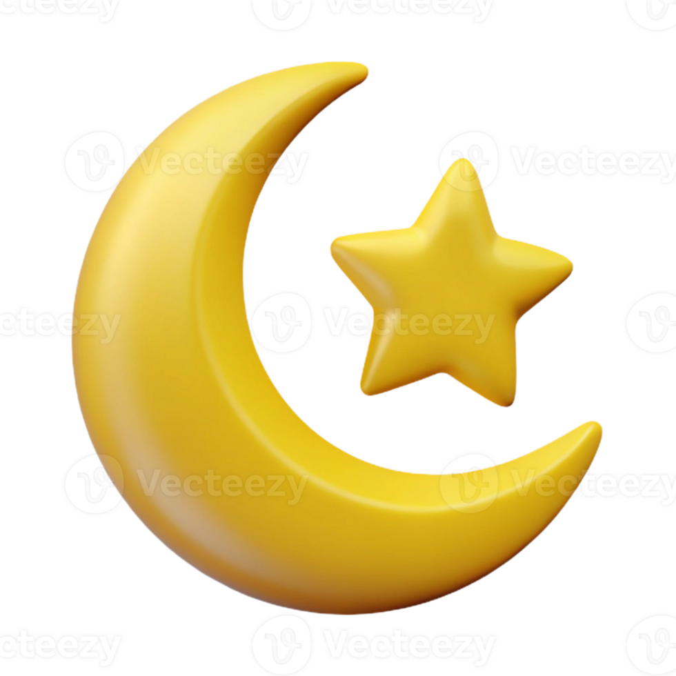 mysterious glorious Crescent moon with a single star. Crisp edges, symmetrical design, with Scalable Design. exclusive png