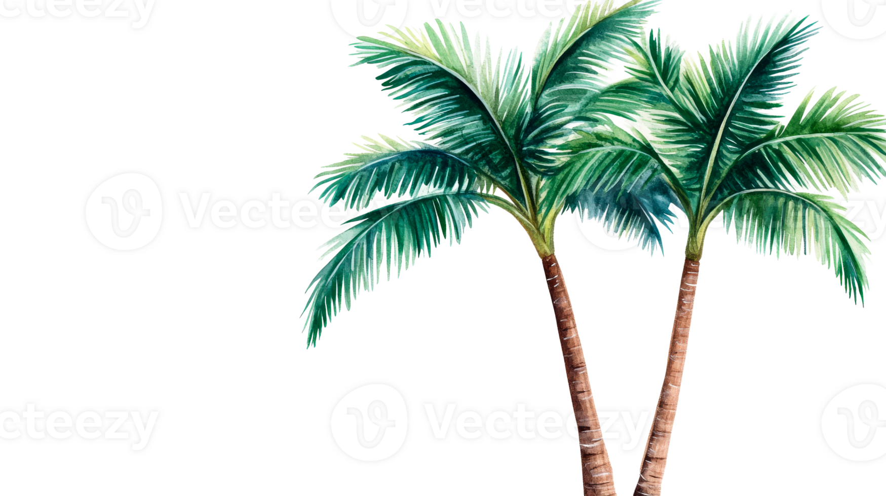 Lush palm trees create a tropical atmosphere png