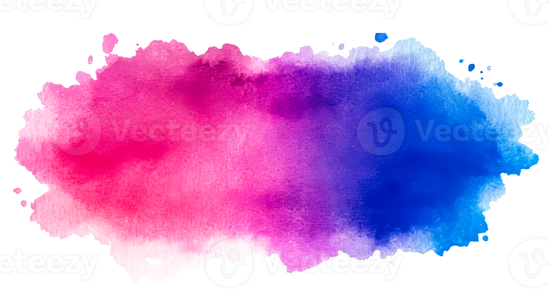 Colorful watercolor splash for creatives png