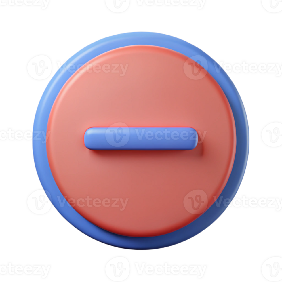 bold elegant Minus sign icon. Flat color, single-weight stroke with Scalable Design. impeccable png