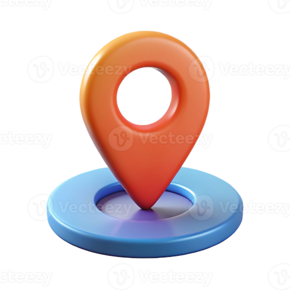mesmerizing romantic industrial Location pin icon with a circular base. Flat color, with Scalable Design. artisan png