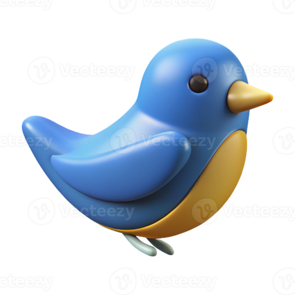 unparalleled tropical A simple bird icon, with Scalable Design. 4K png