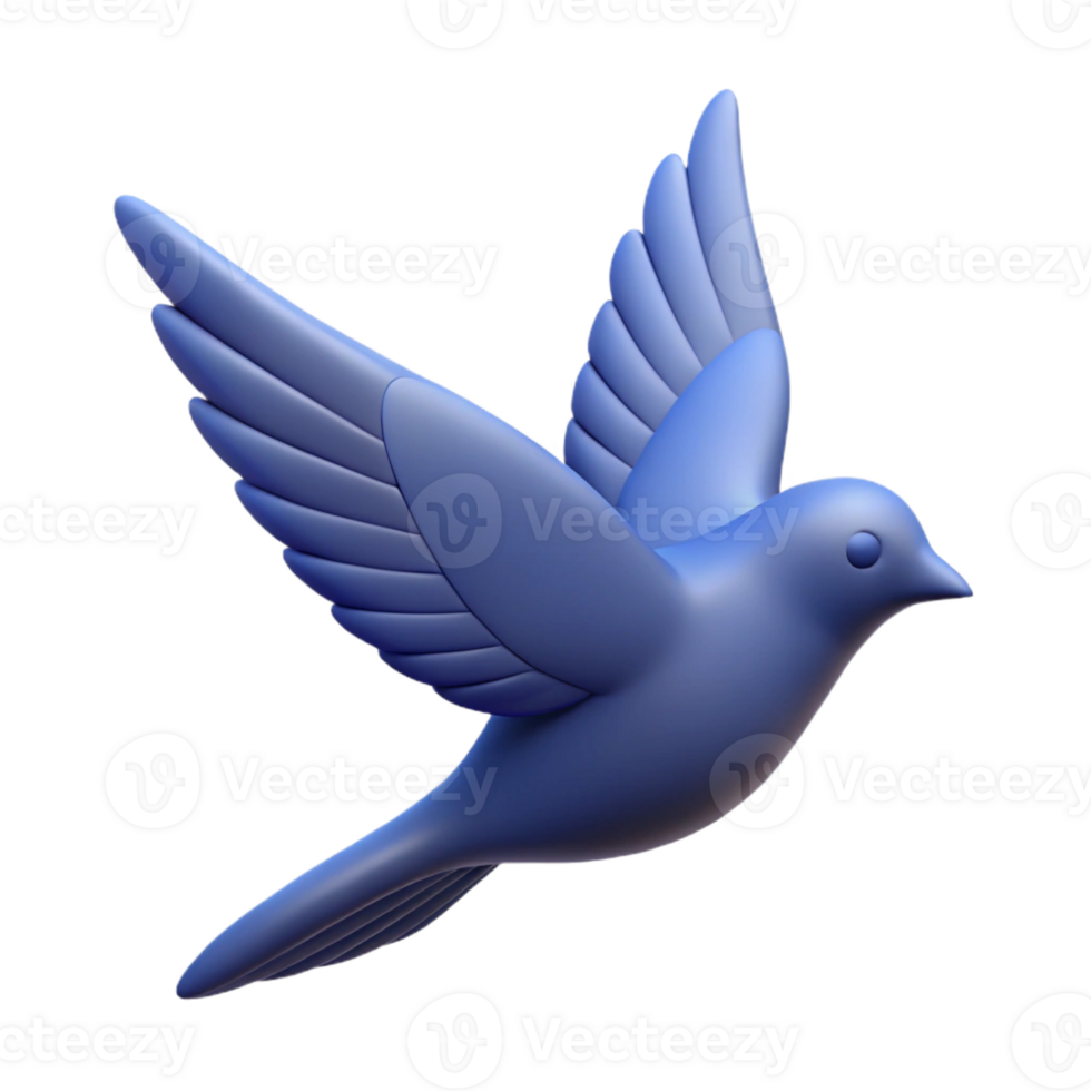 intense vibrant Silhouette of a flying bird. Clean lines, minimal design, flat color with Scalable Design. top-tier png