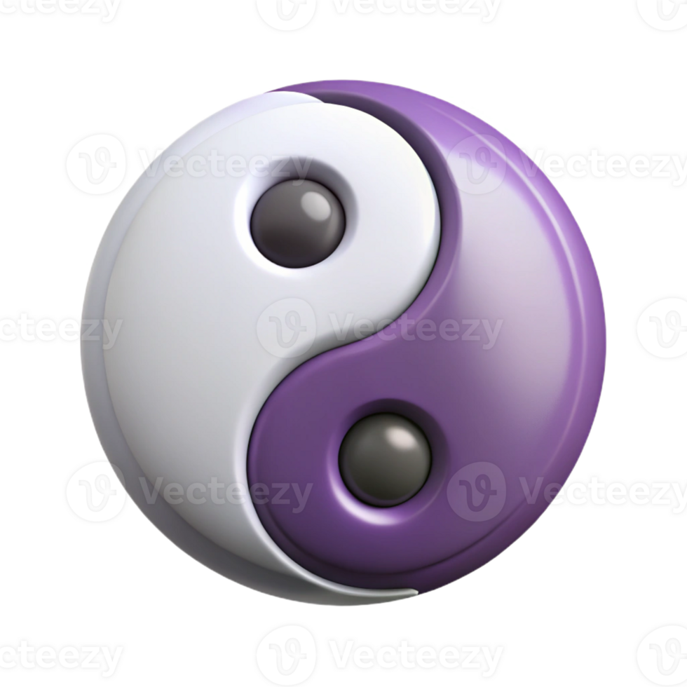 rare traditional Symmetrical outline of a Yin Yang symbol. Crisp edges, single-weight stroke, with Scalable Design. masterfully captured png