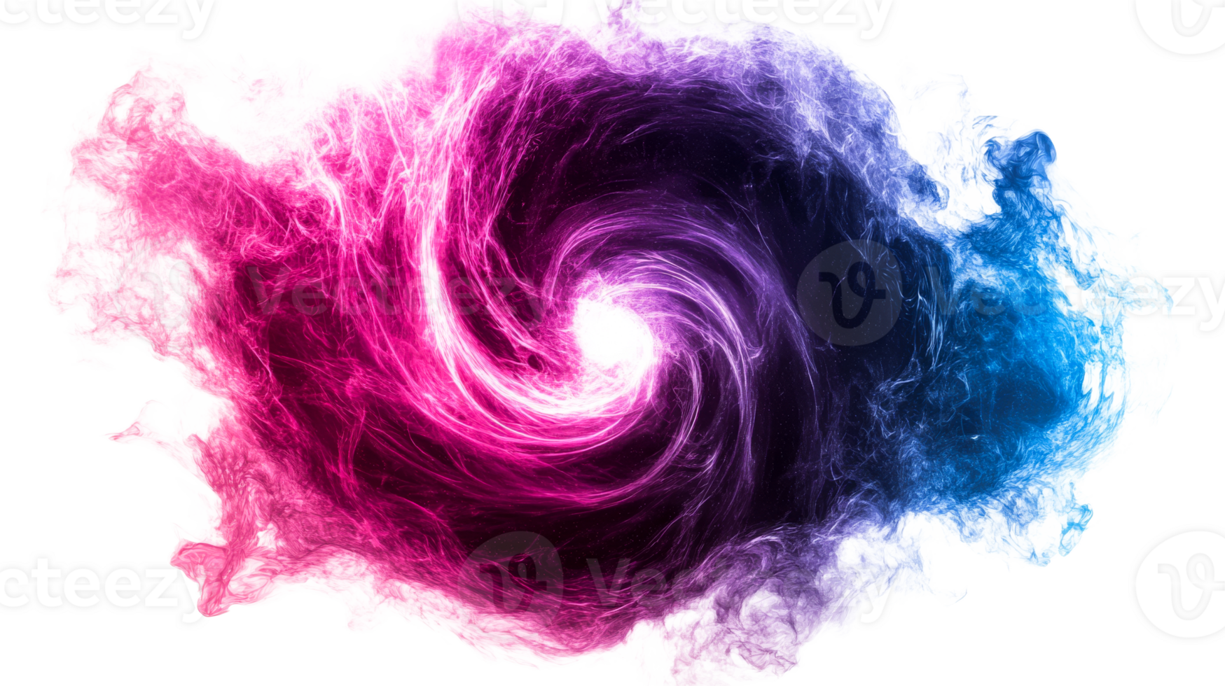 Glowing energy vortex effect, cut out transparent png