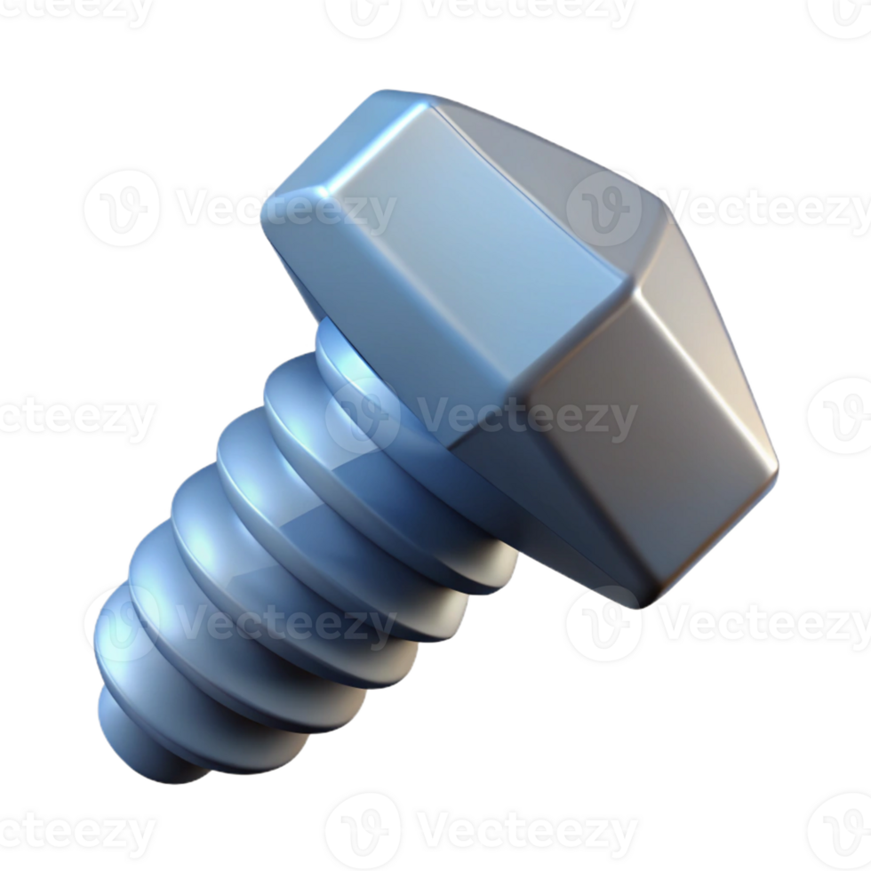 radiant reflective abstract Geometric representation of a screw. Crisp edges, symmetrical, with Scalable Design. artisan png