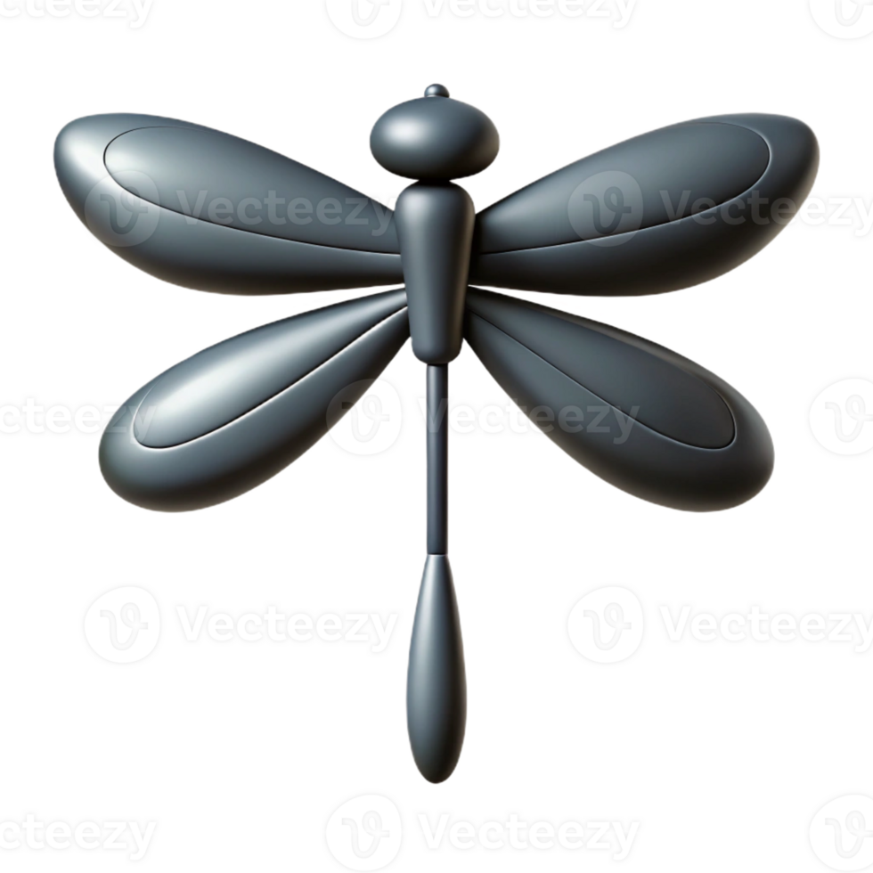 stunning joyful coastal Symmetrical dragonfly silhouette. Crisp edges, scalable, single-weight stroke with Scalable Design. premium png