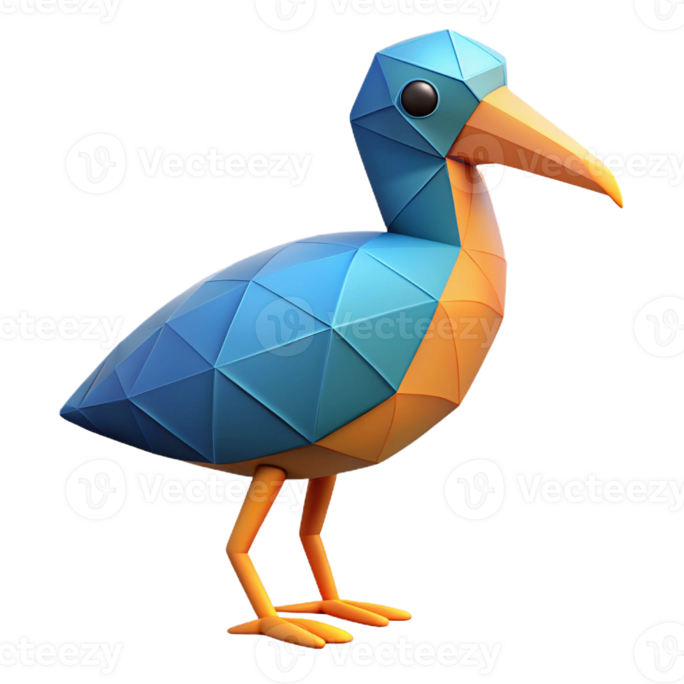 stunning celebrated Geometric bird with triangular beak. Scalable, crisp edges, single-weight stroke with Scalable Design. png