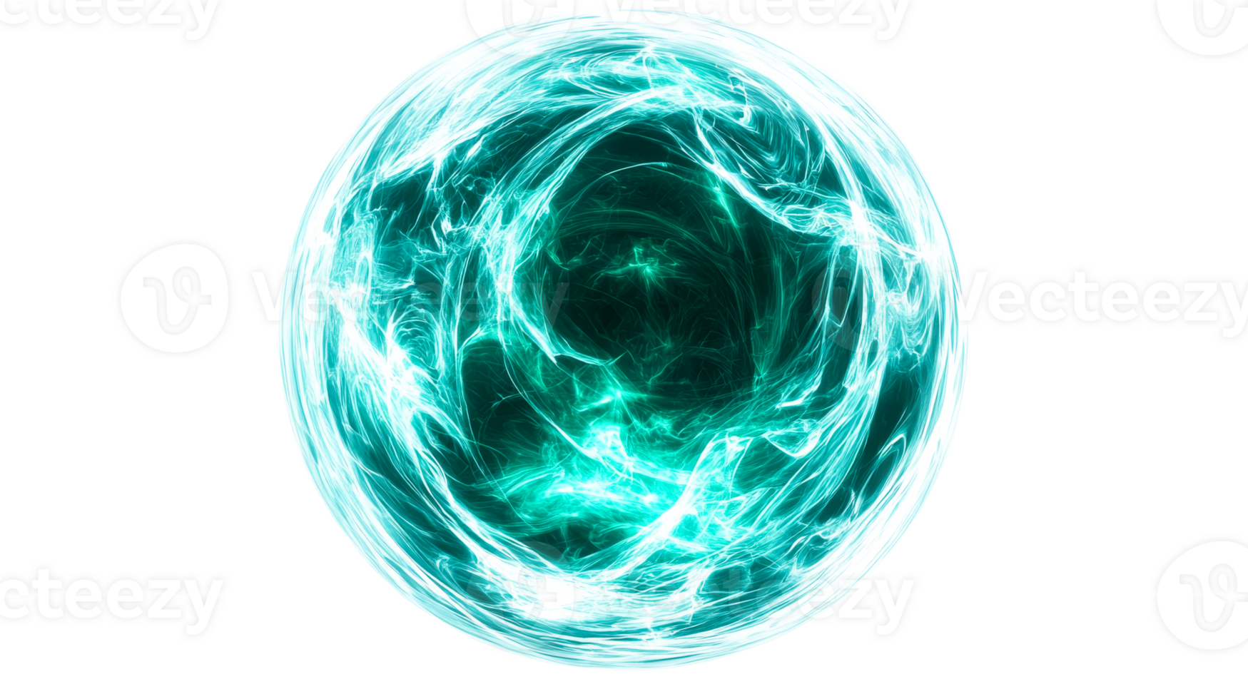 Plasma sphere, energy ball effect, cut out transparent png