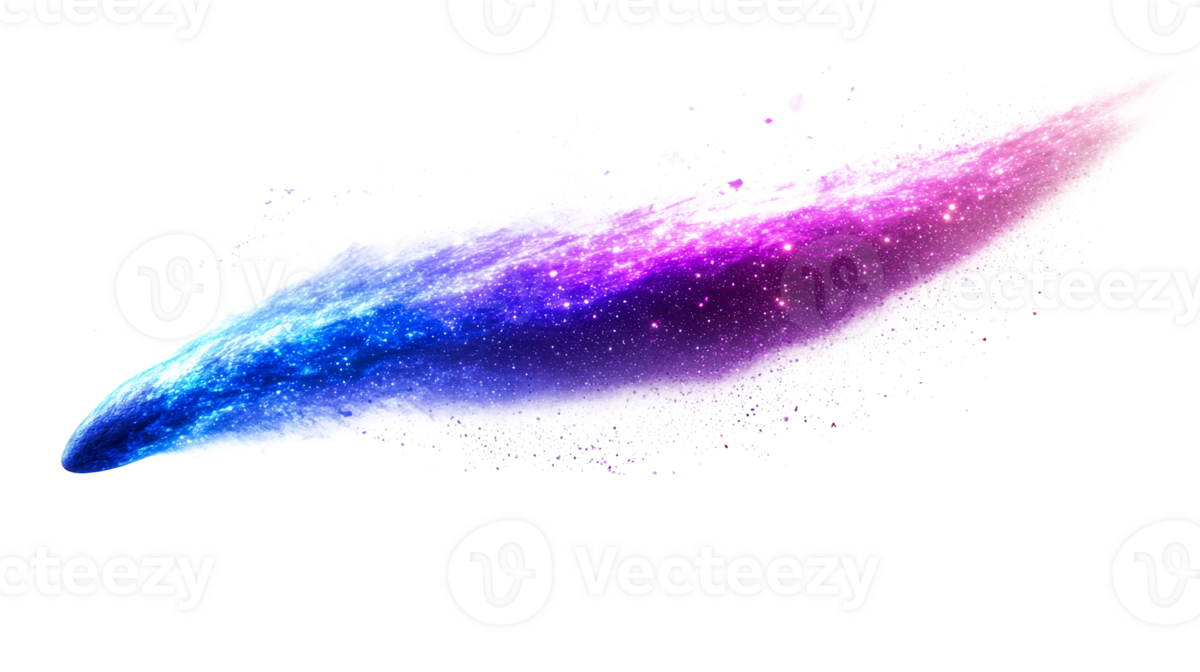 Cosmic dust cloud with nebula effect, cut out transparent png