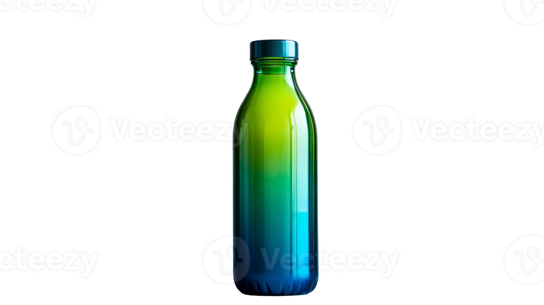 Stylish gradient drink container, cut out transparent png