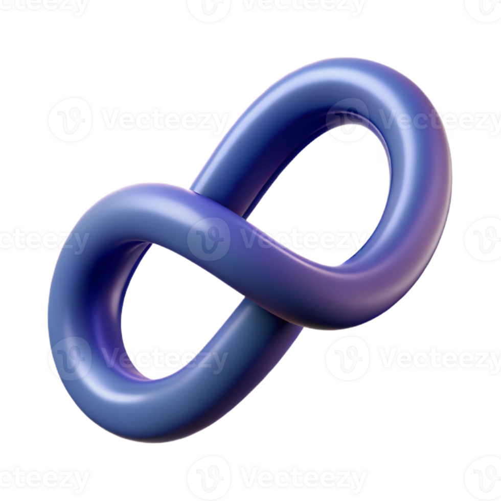 tranquil immaculate An abstract infinity loop. Minimal, crisp edges, single-weight stroke with Scalable Design. crisp png