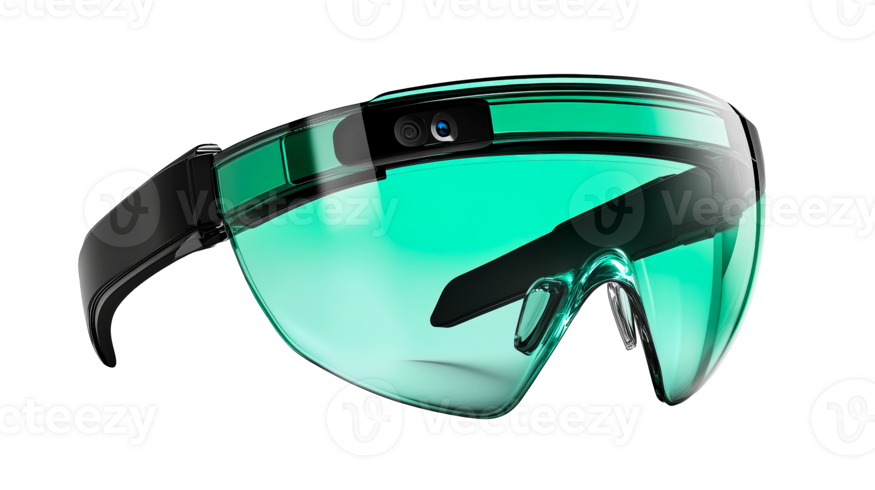 Glasses for augmented reality use, cut out transparent png