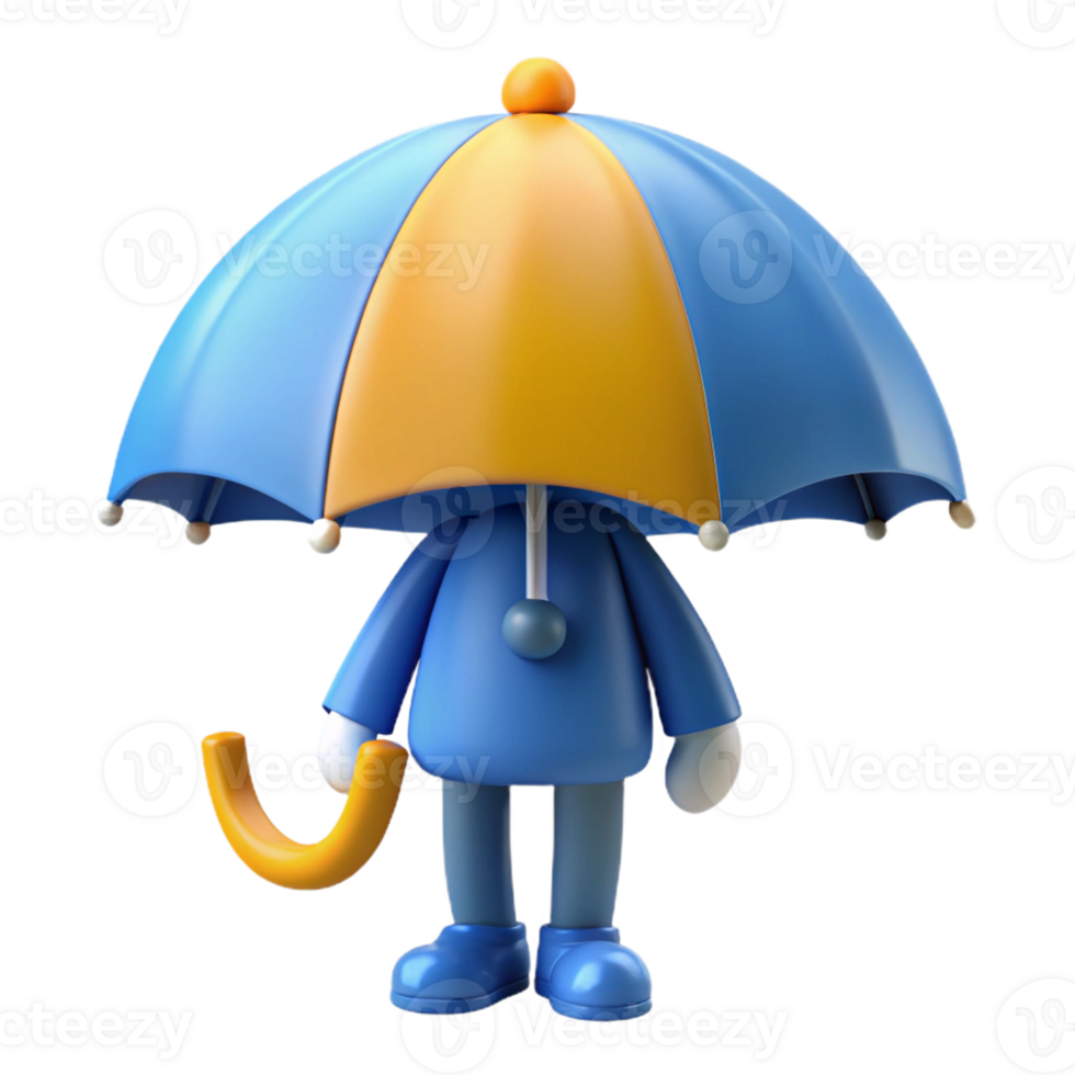 sought-after surreal Umbrella-shaped character with a handle. Scalable, clean lines, minimal design with Scalable Design. gallery standard png
