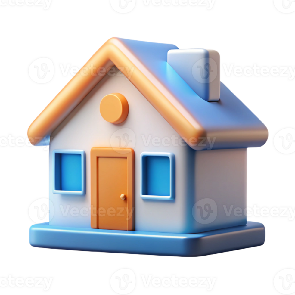 splendid coveted House icon representing real estate data. Crisp edges, flat color, symmetrical with Scalable Design. png