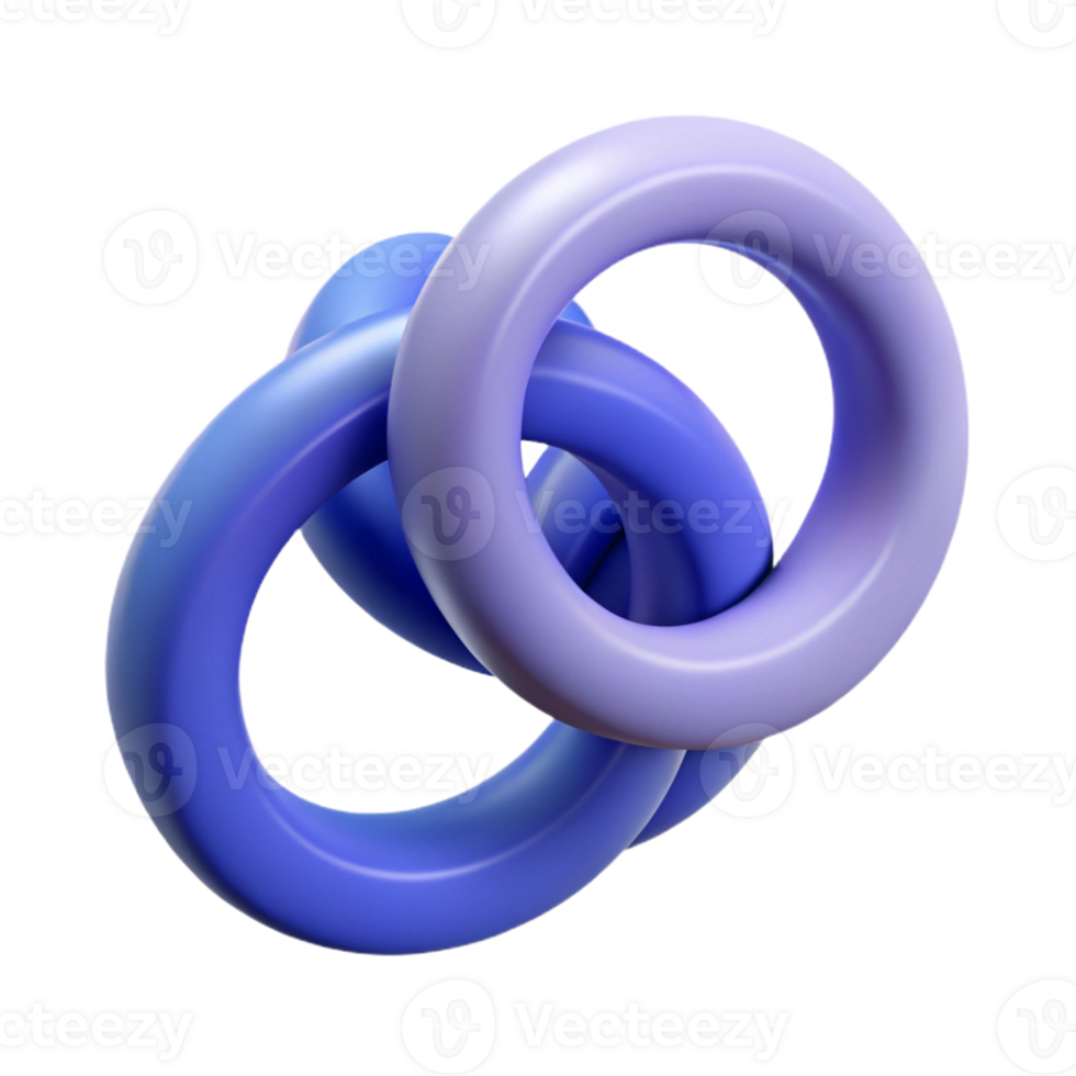 picturesque artistic Interlocking rings, clean lines, crisp edges, flat color with Scalable Design. top-tier png