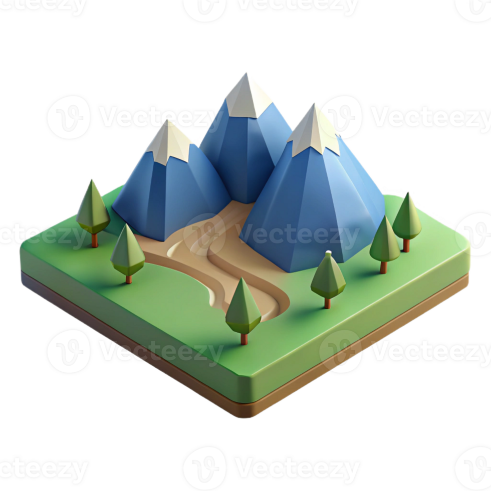 harmonious impressive Geometric landscape, flat color, minimal design. Clean lines, with Scalable Design. detailed png