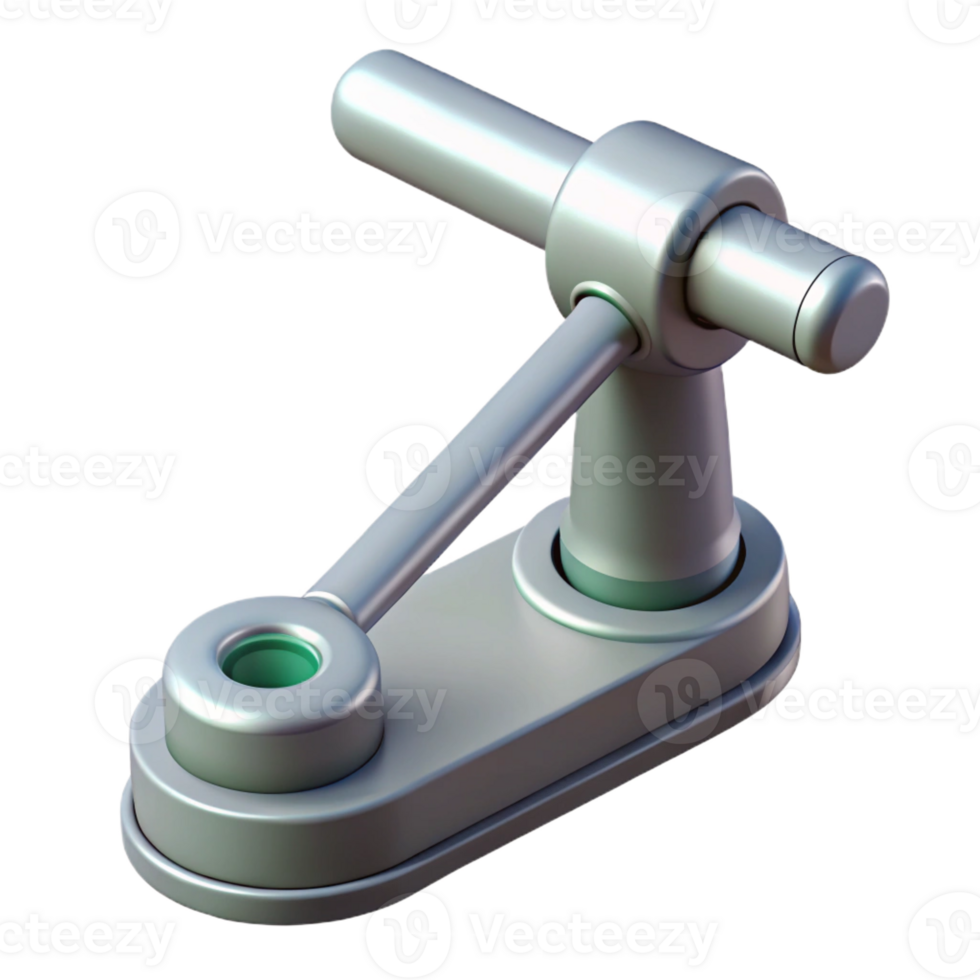 nostalgic dazzling Technical drawing of a lever. Clean lines, scalable design, flat color with Scalable Design. ultra HD png