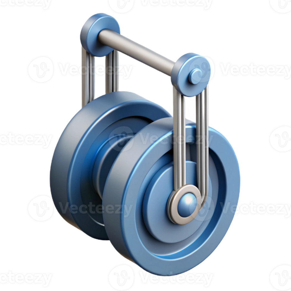 mysterious exquisite Technical drawing of a pulley system. Clean lines, scalable, minimal with Scalable Design. flawless png