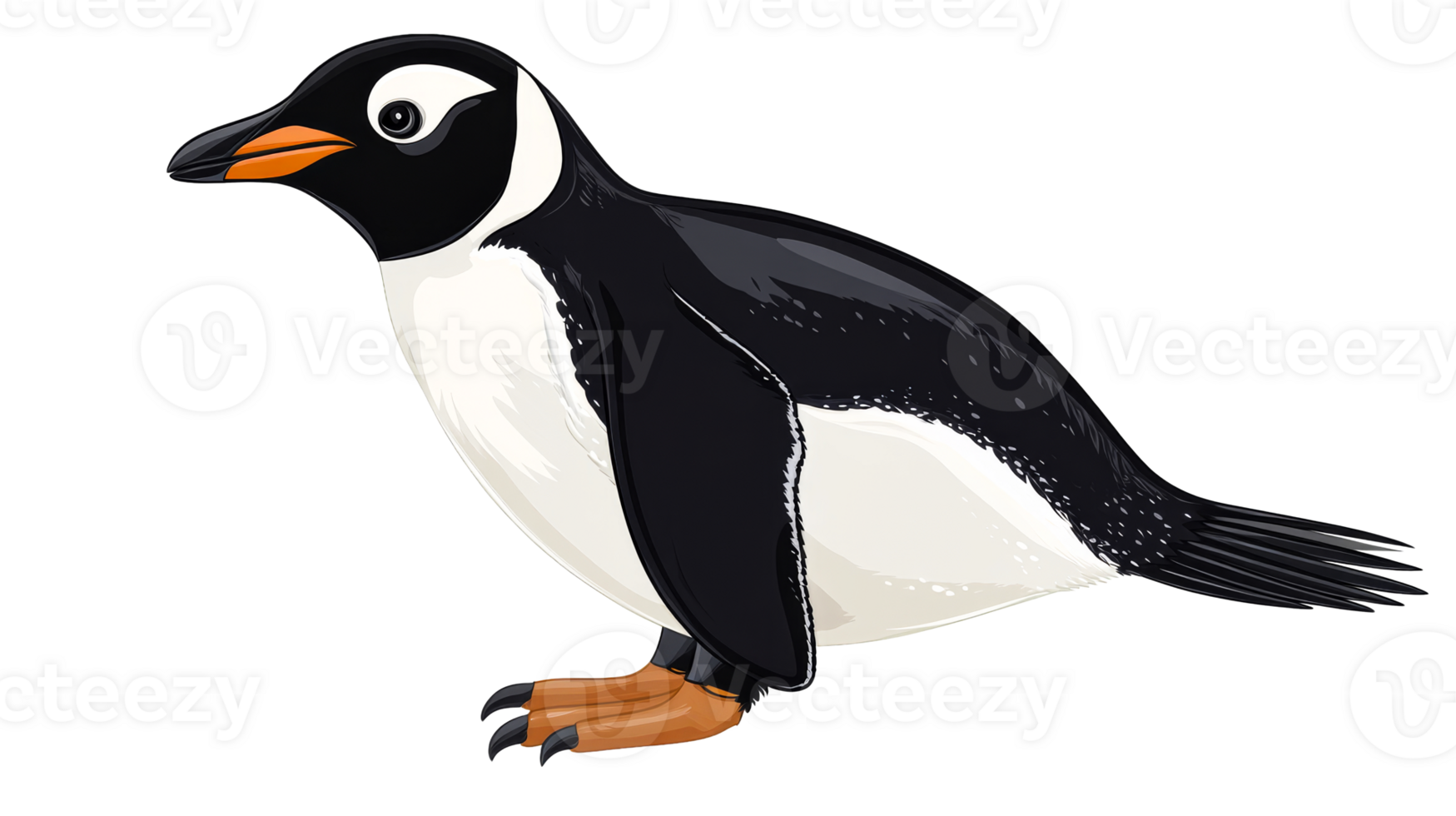 Gentoo Penguin Isolated Creature, cut out transparent png