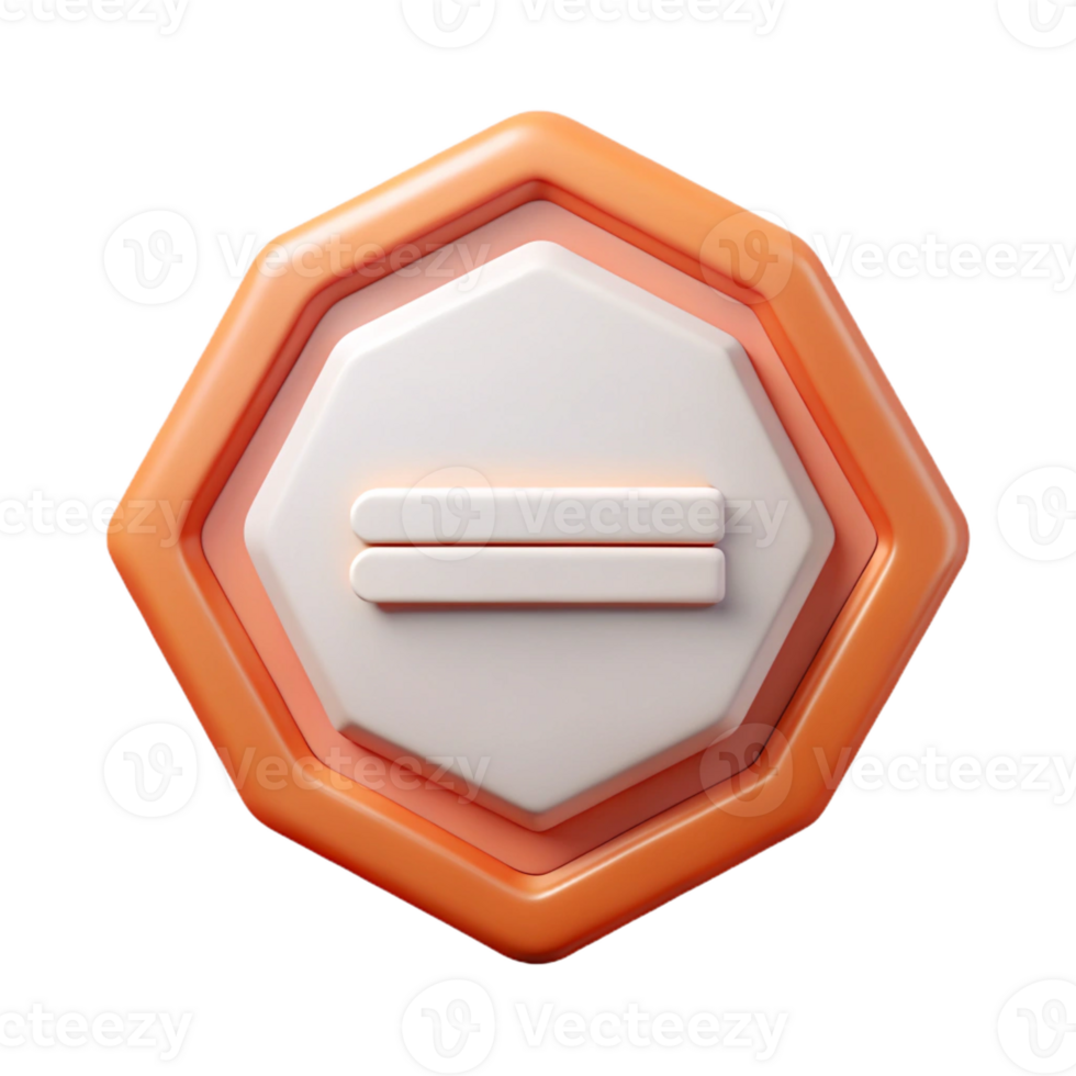 signature retro Octagon badge with two horizontal lines. Minimal, crisp edges, with Scalable Design. gallery standard png