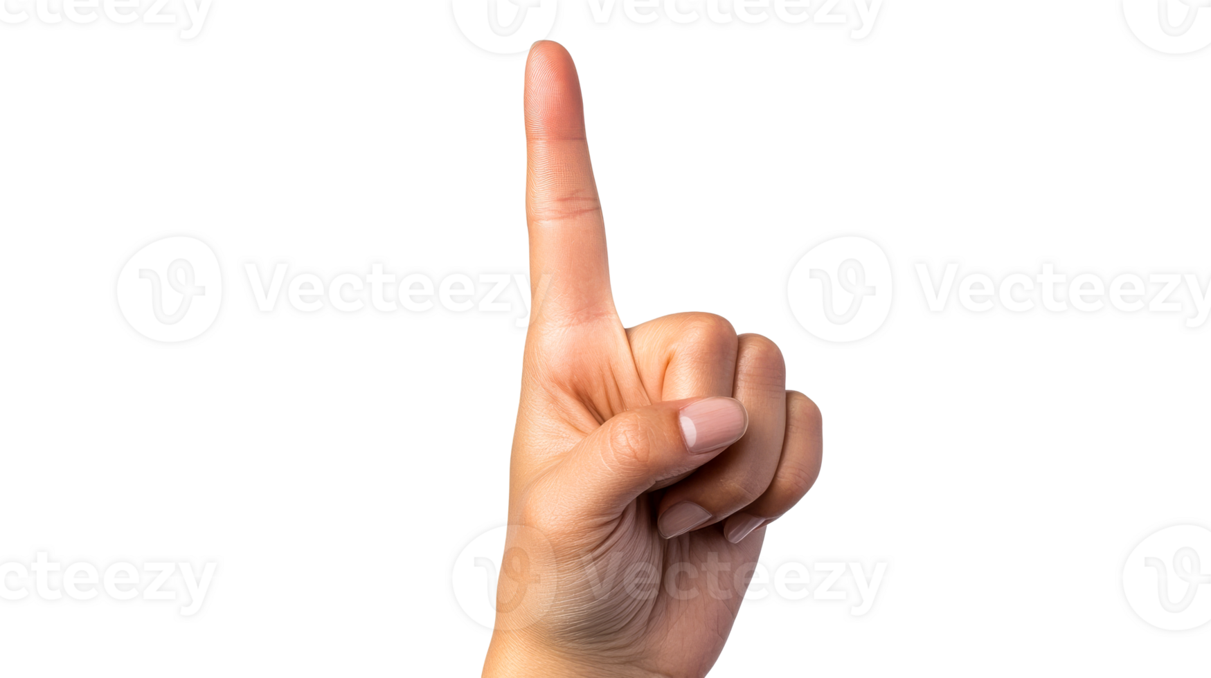 One finger upward, direction, cut out transparent png
