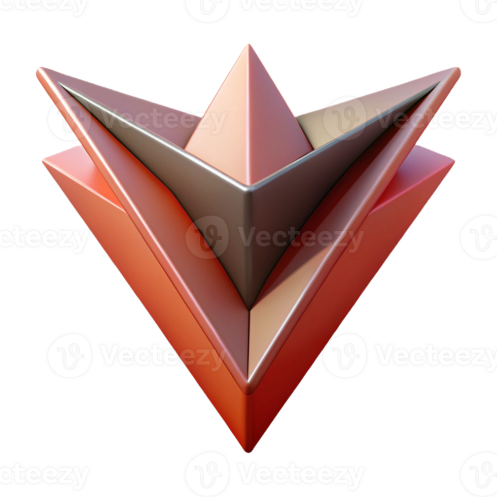 passionate majestic Abstract shape with sharp angles and flat color. Symmetrical with Scalable Design. luxury png