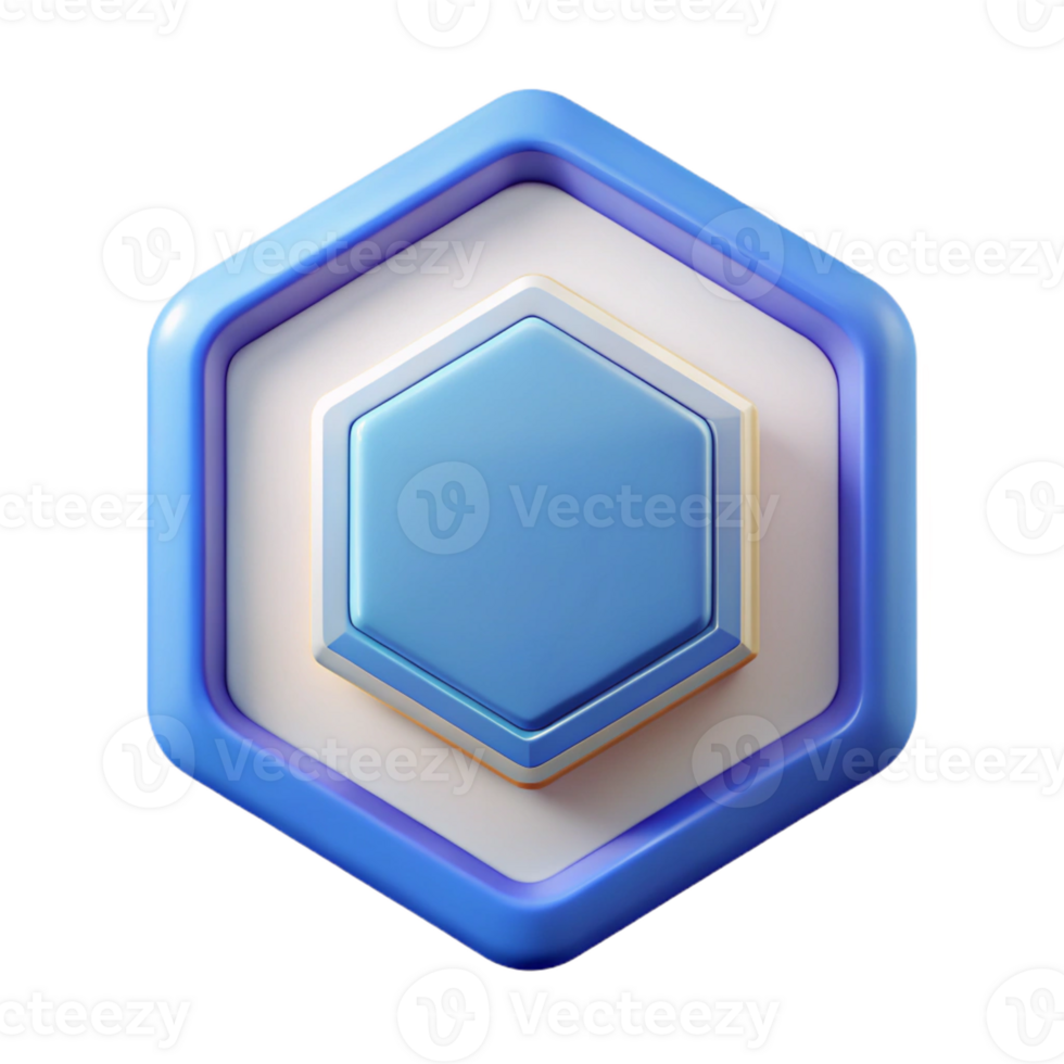 splendid dramatic creative Hexagonal badge with clean lines. Geometric, scalable, crisp edges with Scalable Design. refined png