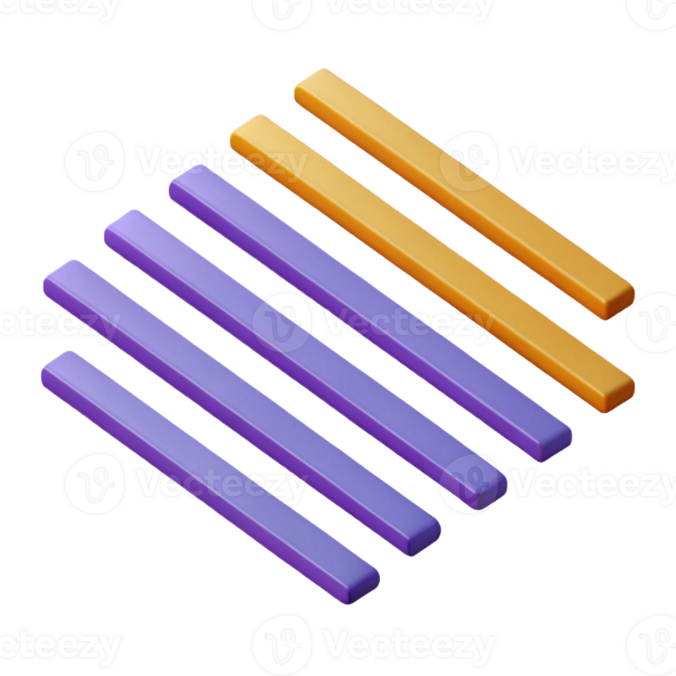 capriccioso glorioso un' serie di parallelo linee, piatto colore, minimo design. pulito linee, con scalabile design. precisione png