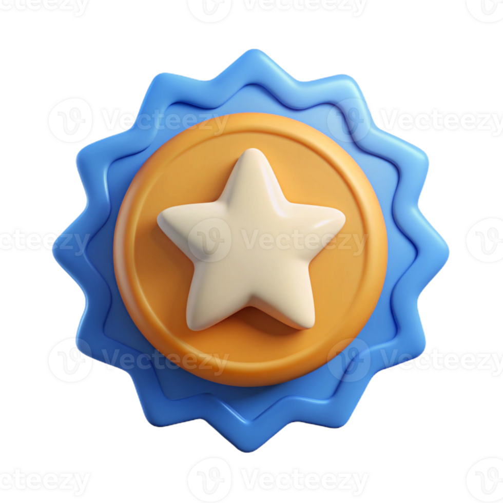 wonderful exceptional Circular badge with a star. Clean lines, flat color, minimal design with Scalable Design. png