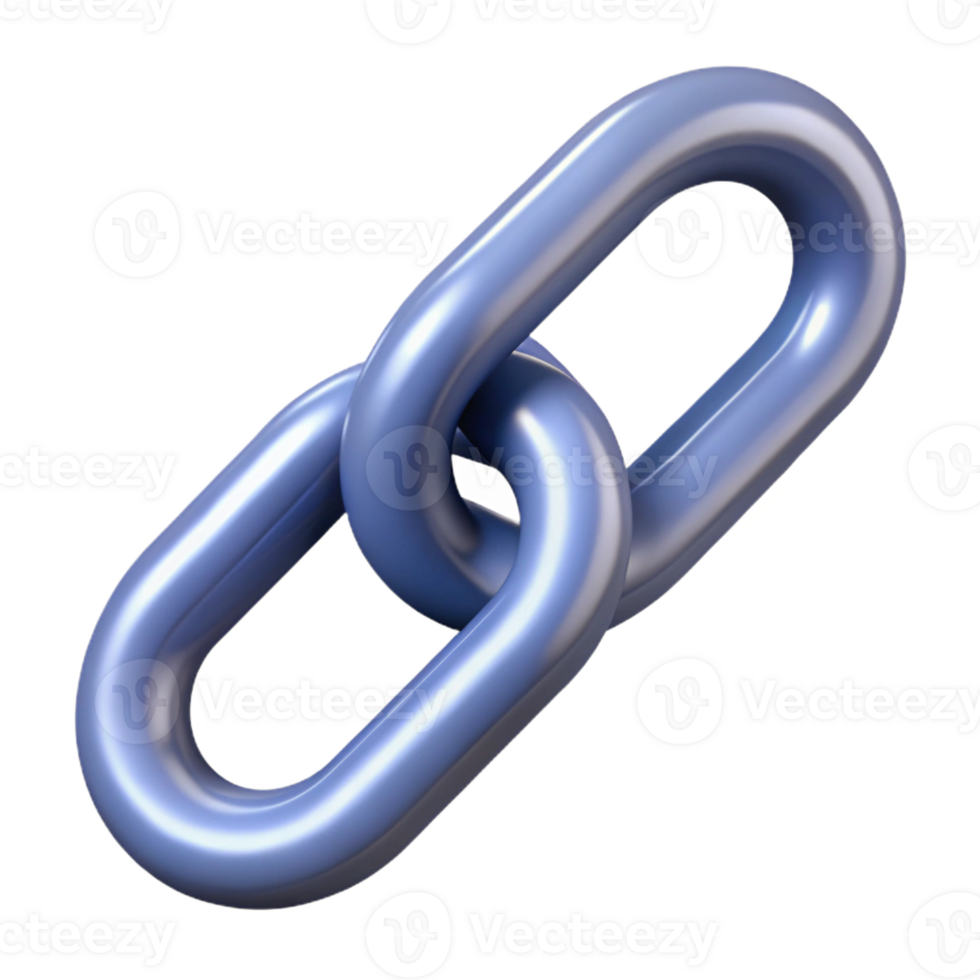 rare contemporary Chain link pattern, clean lines, single-weight stroke, with Scalable Design. perfect clarity png