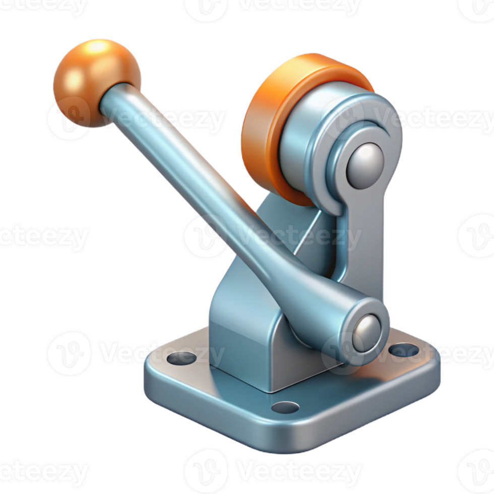 peaceful exquisite Technical drawing of a lever. Clean lines, scalable design, flat color with Scalable Design. handcrafted png