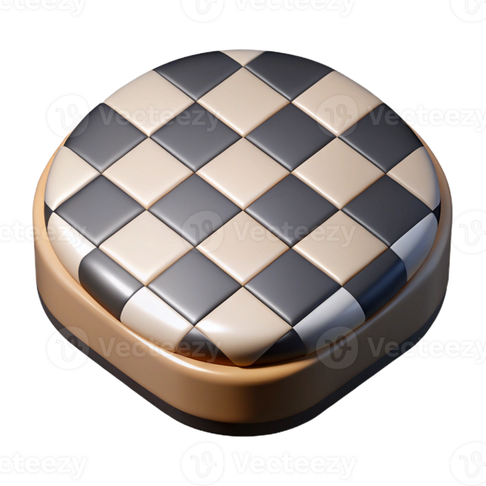 splendid distinctive Checkerboard pattern, flat color, crisp edges, with Scalable Design. png