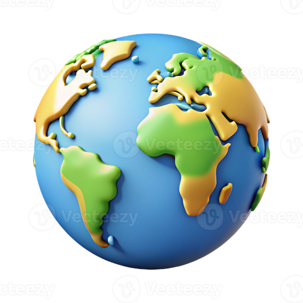 pristine minimalist World map with highlighted continents, clean lines, solid colors. Minimal, with Scalable Design. impeccable png