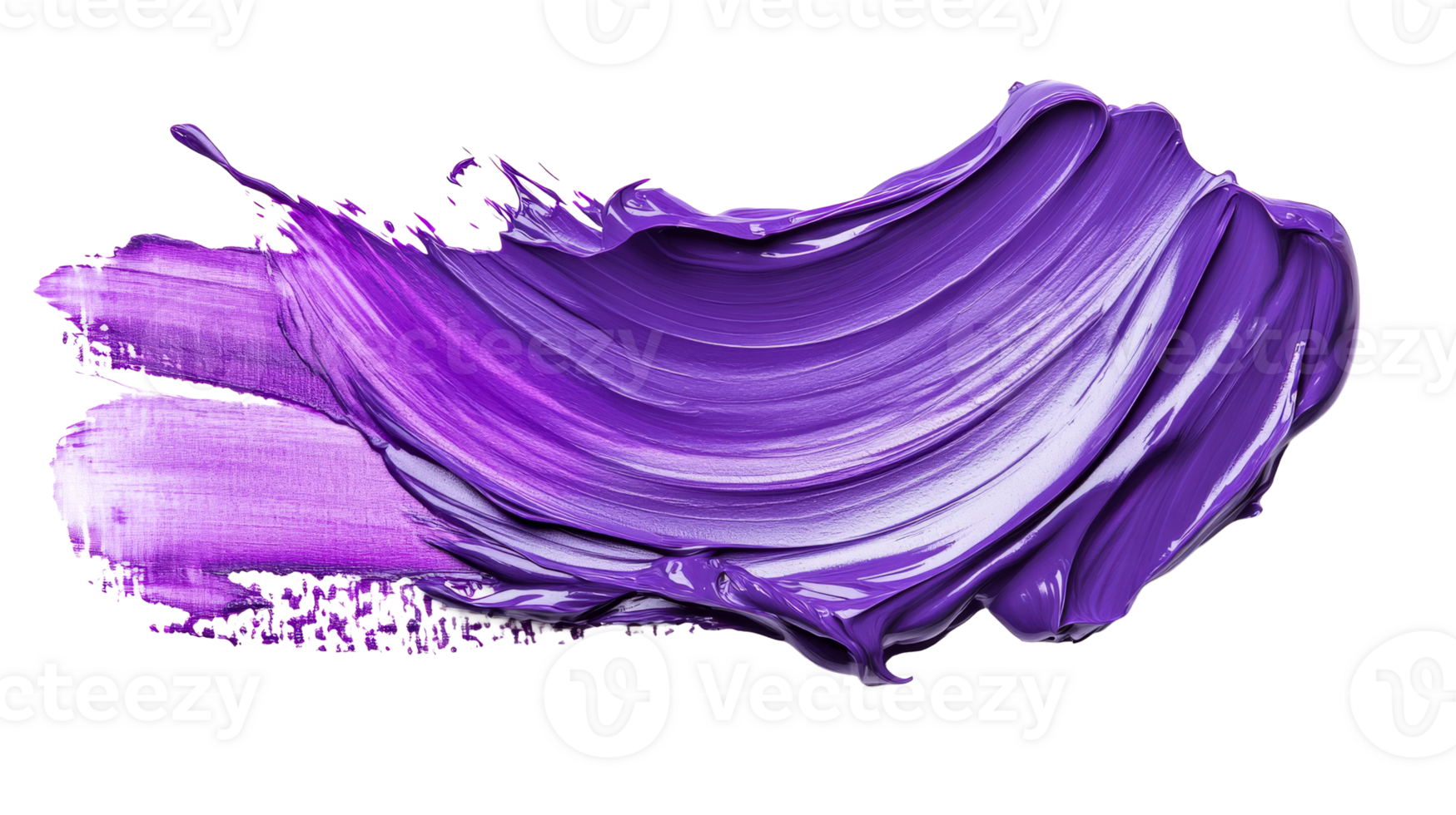 Violet Paint Swatch Texture, cut out transparent png