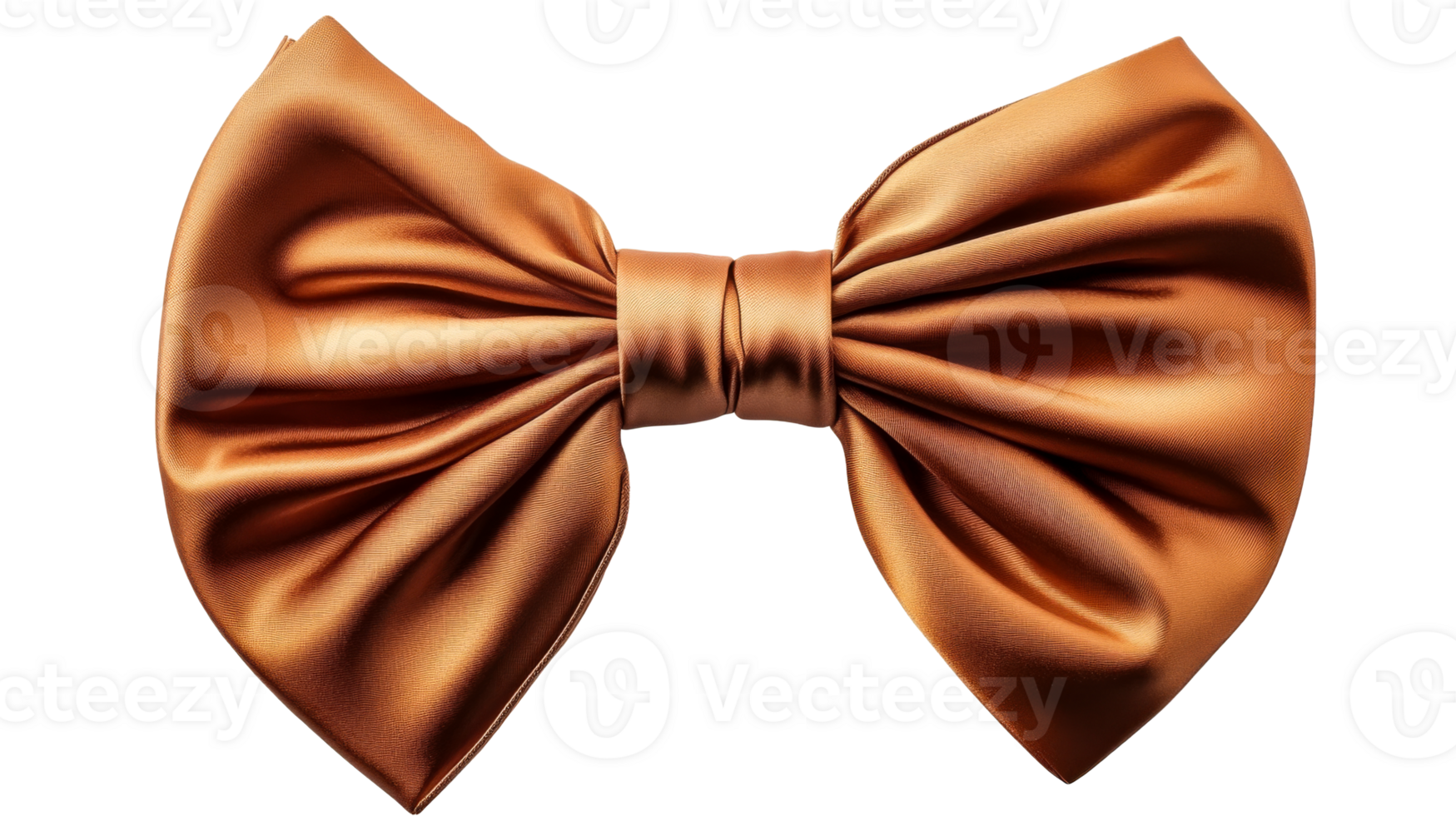 Copper Bow Tie Isolated, cut out transparent png