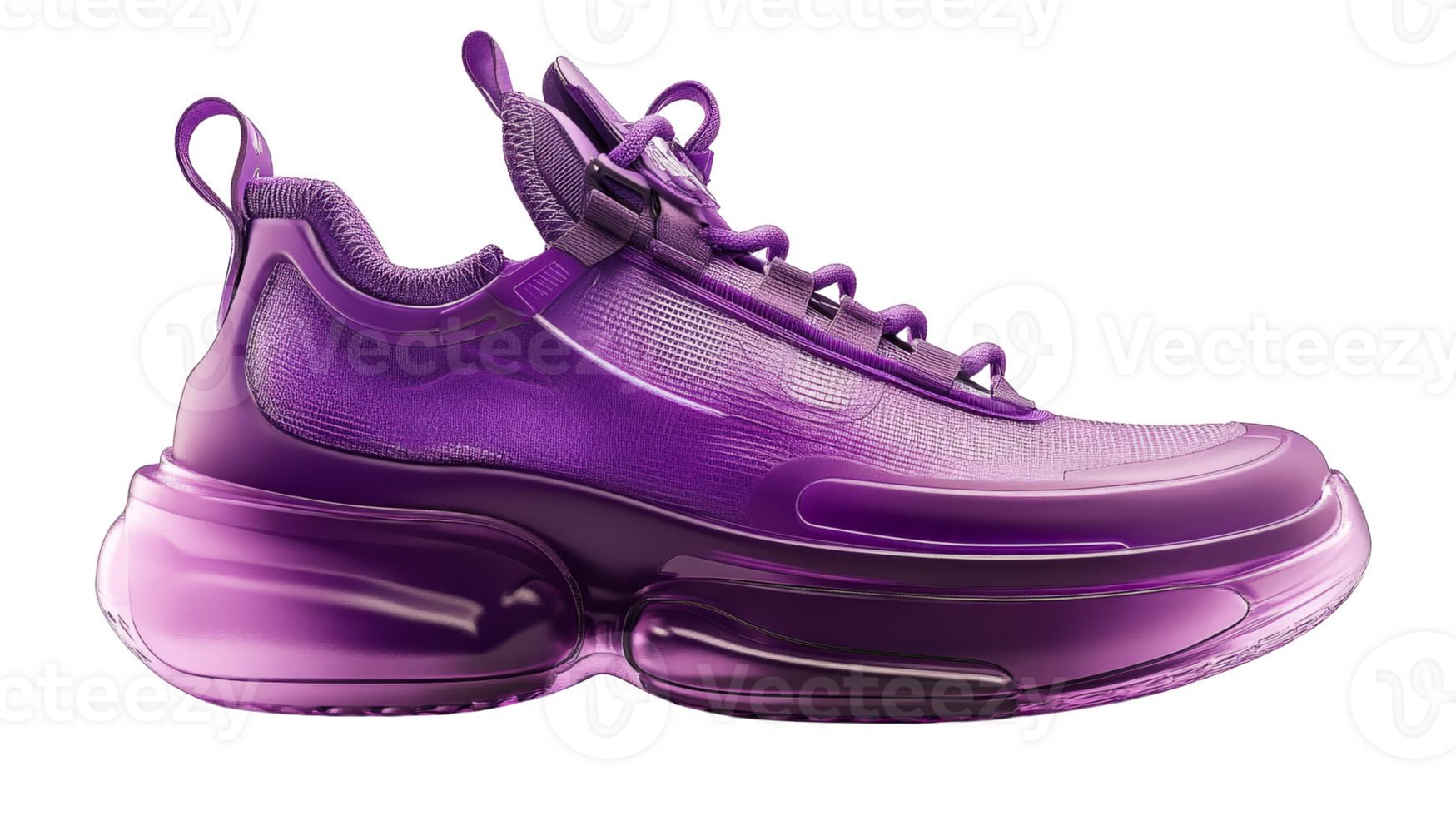 Purple Running shoe footwear, cut out transparent png