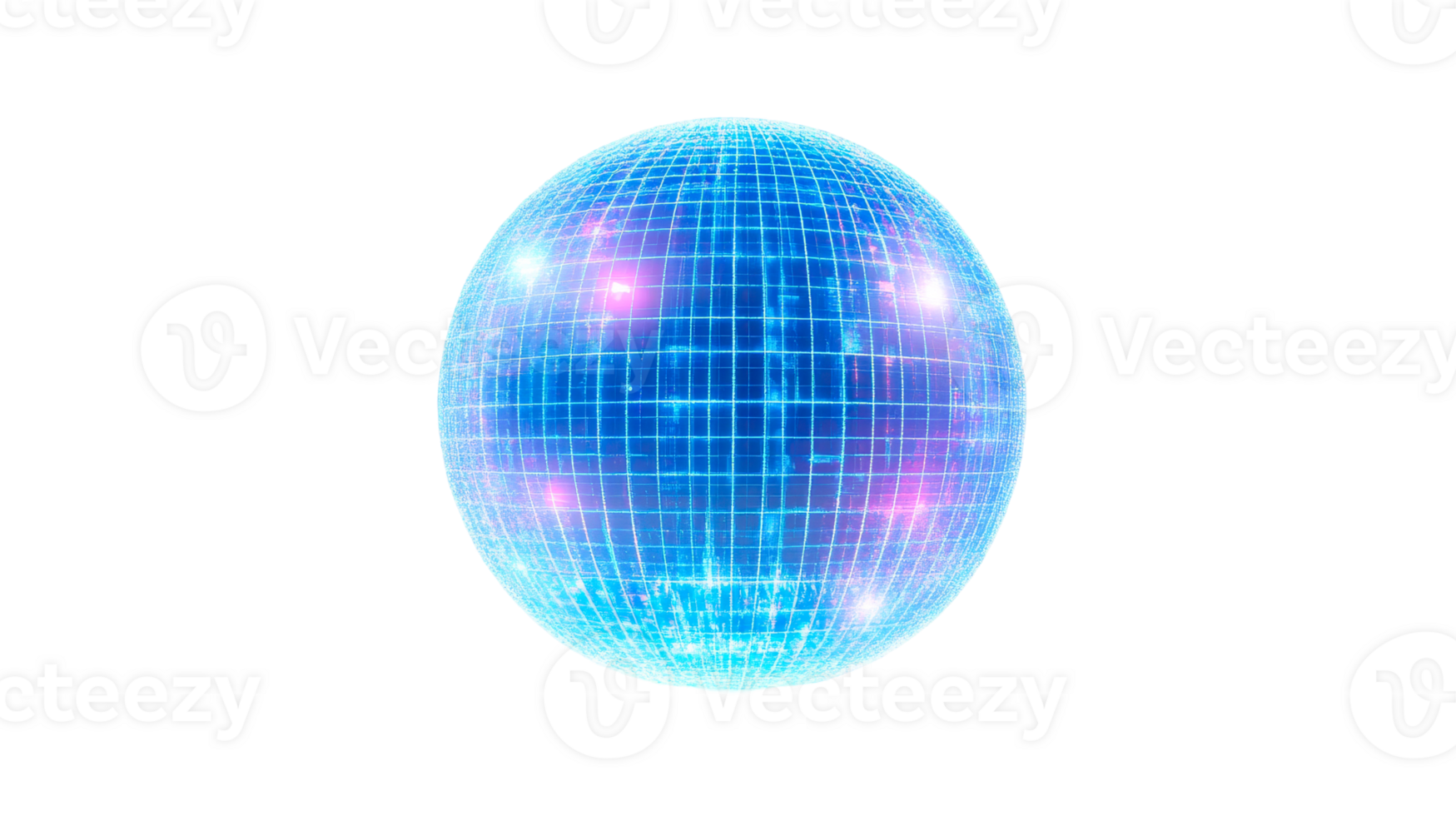 Abstract globe sphere grid glow, cut out transparent png