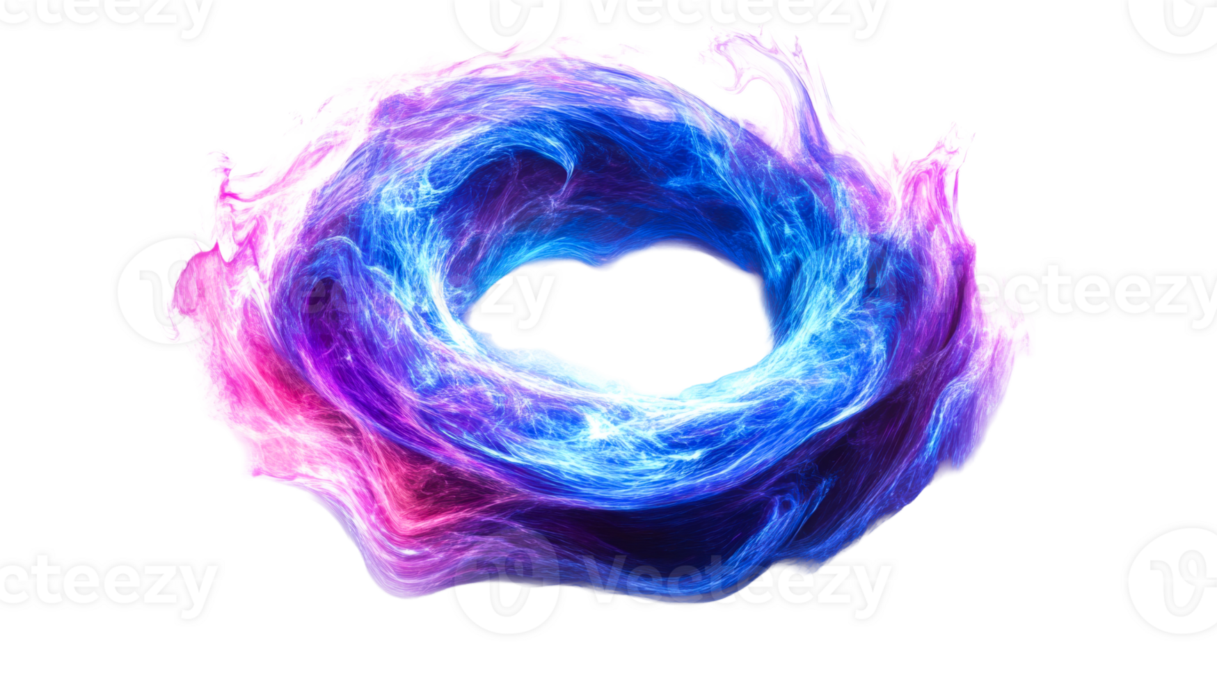 Vibrant swirling color design with transparency png