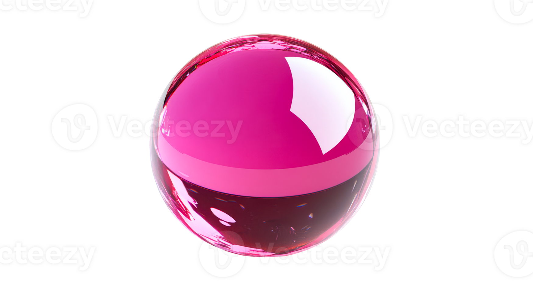 Pink Sphere, Transparent, cut out transparent png