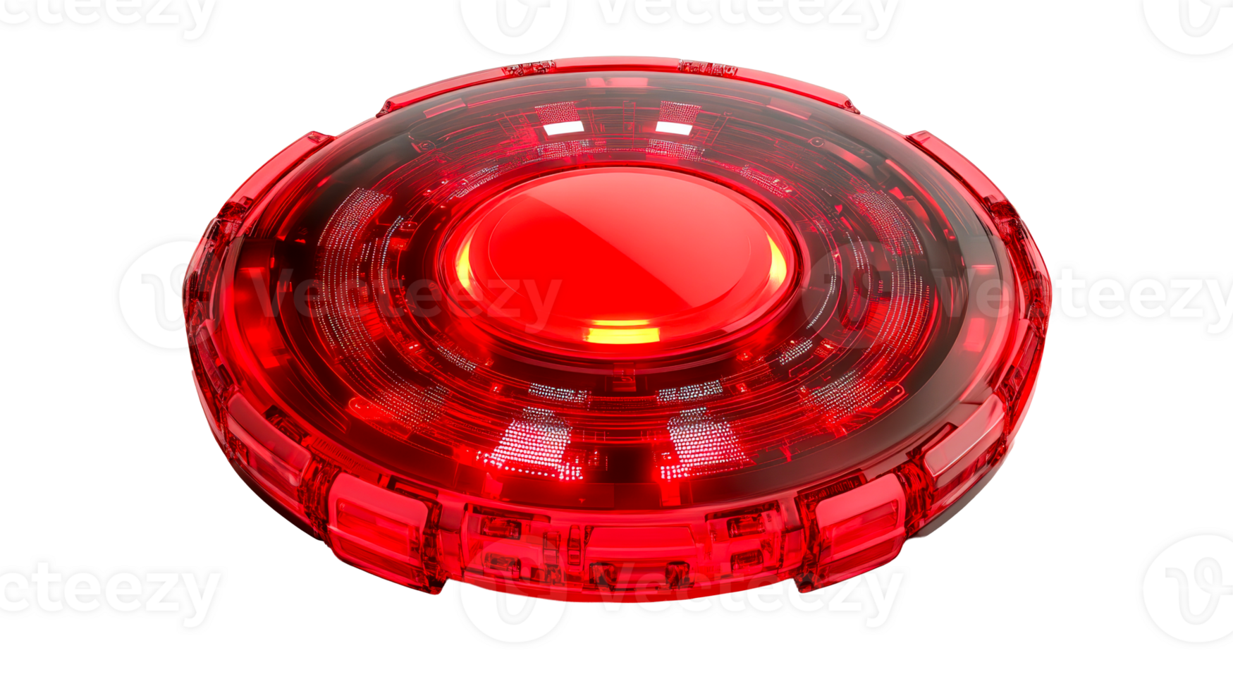 Tech orb object isolated, cut out transparent png