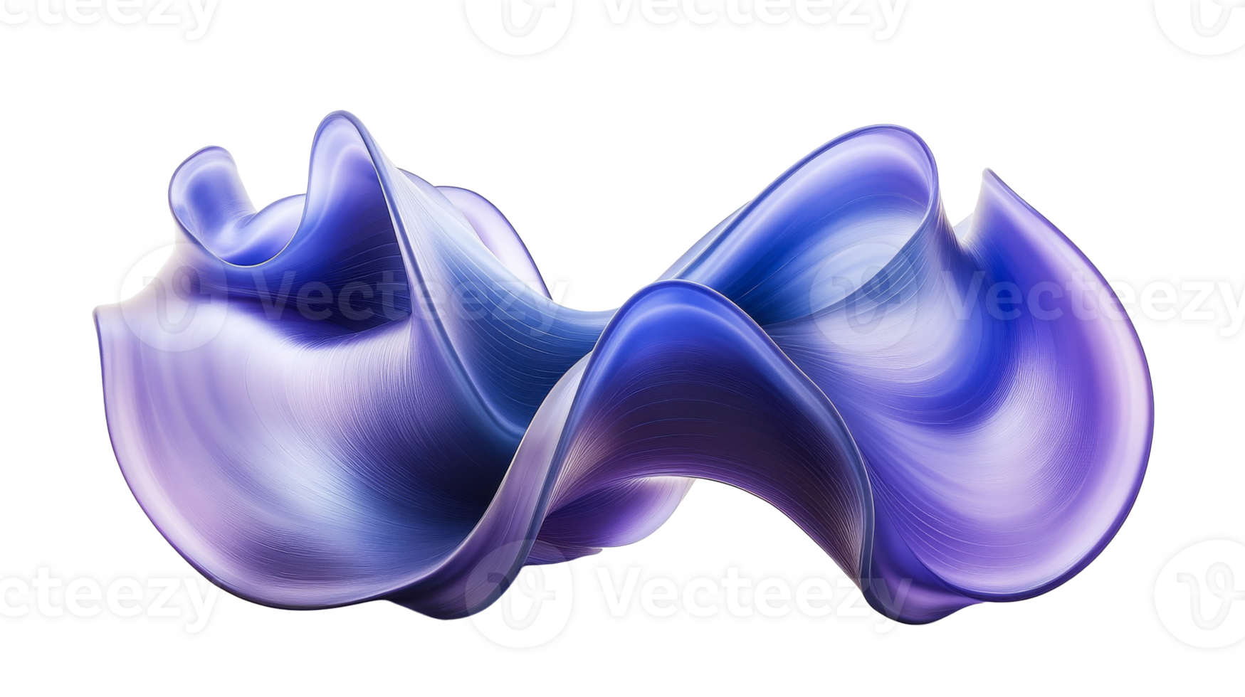 Fluid Wave Shape Isolated, cut out transparent png
