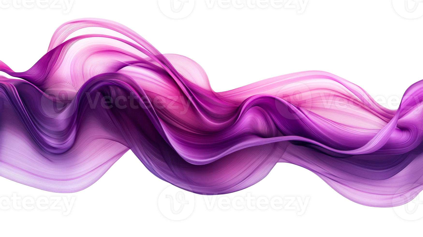Purple wave on a transparent background png