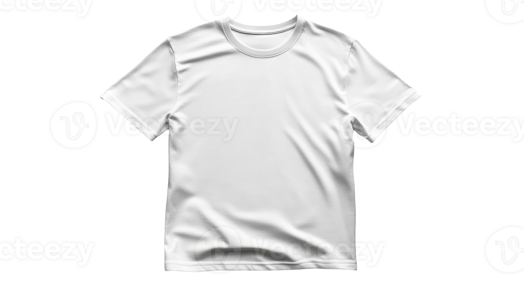 Smooth white t shirt on display png