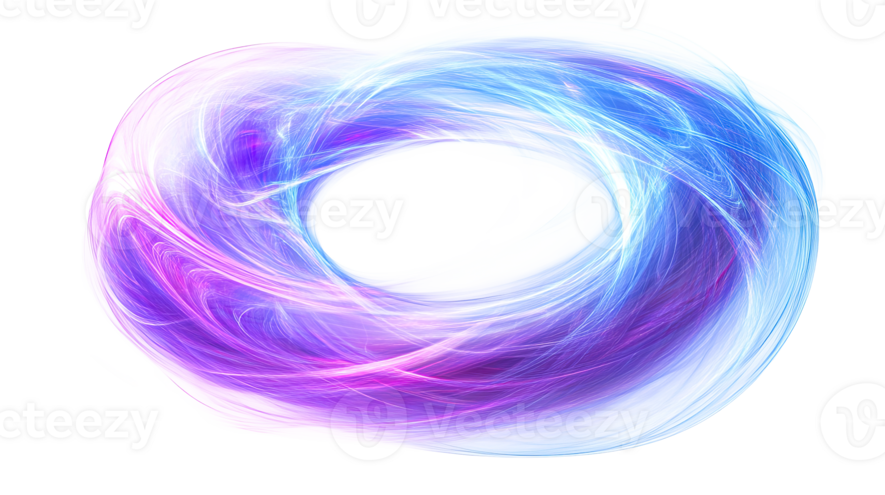Iridescent Light Swirl, cut out transparent png