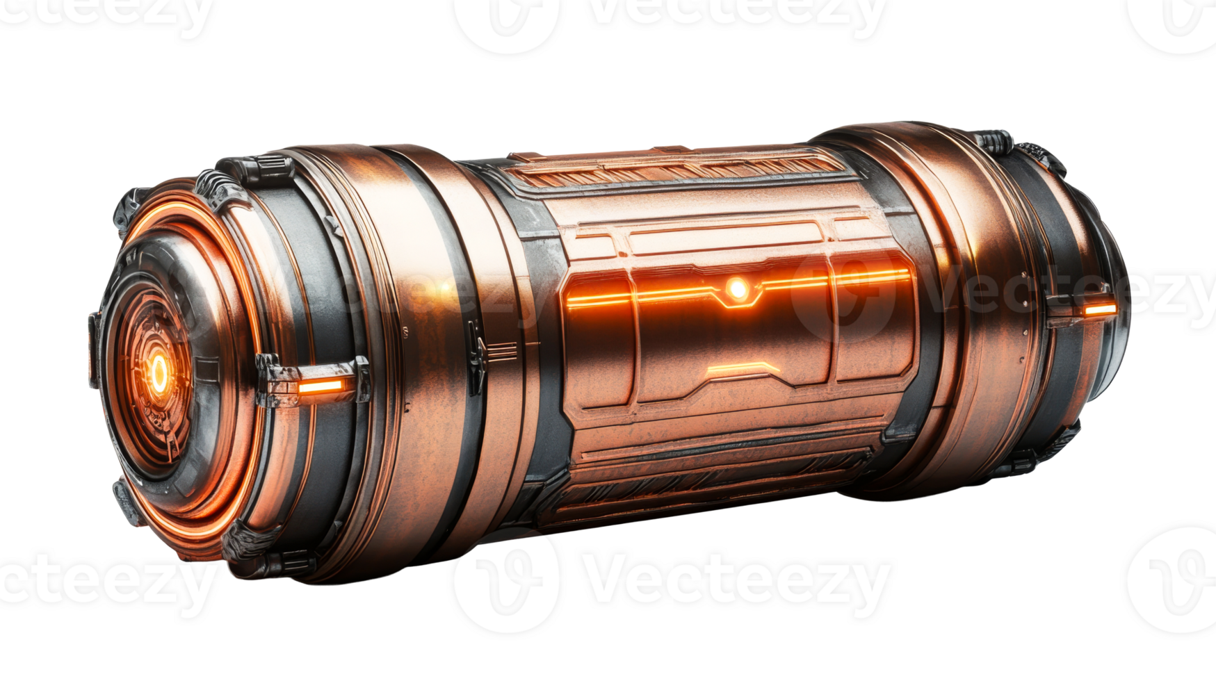 Future Tech Container Device, cut out transparent png