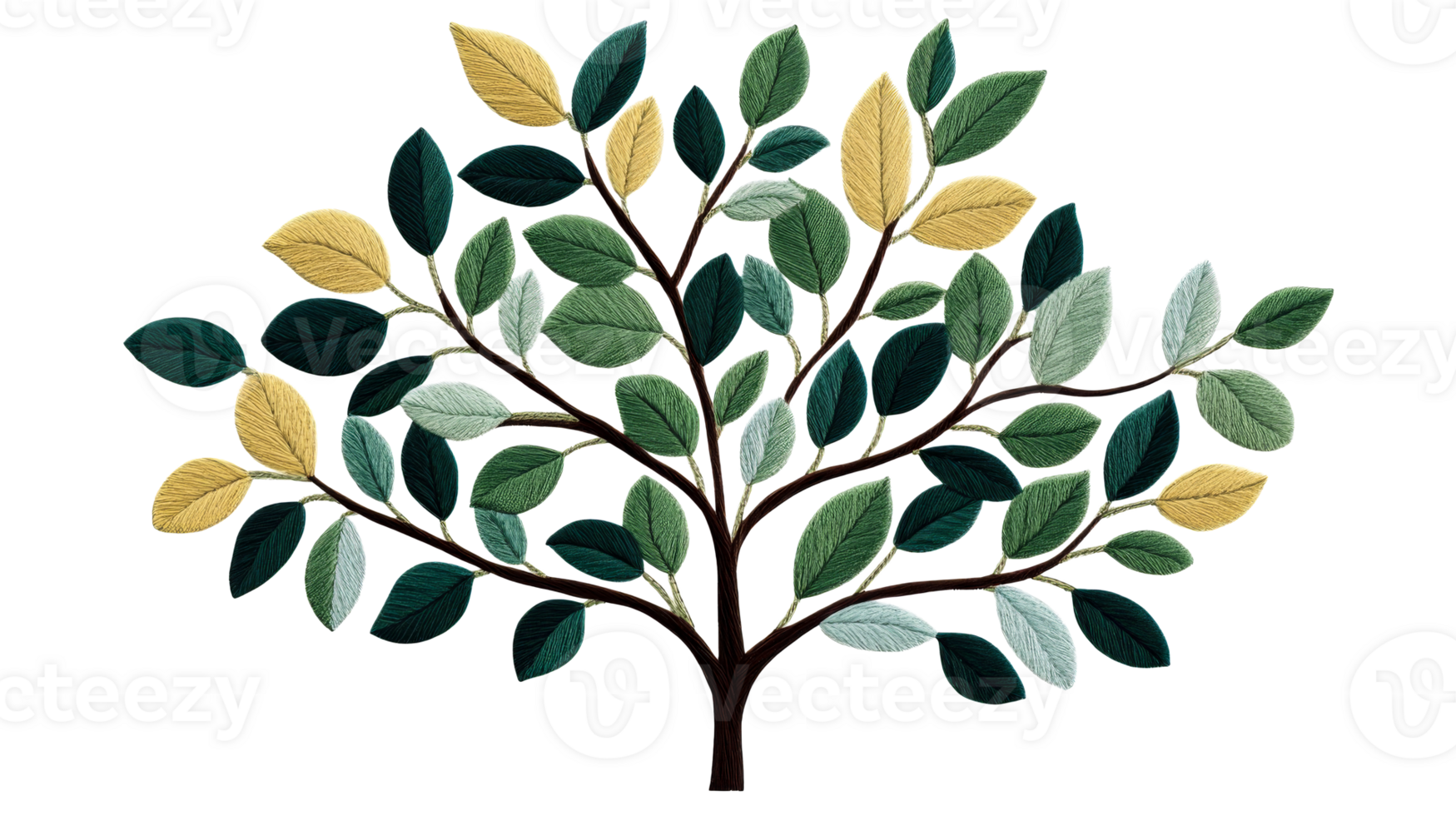 Foliage Tree, isolated background, cut out transparent png